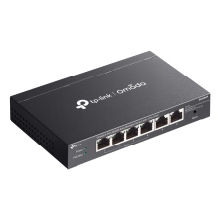 Switch semigestionable TP-Link Omada ES206GP 6P 4xLAN Gb PoE+ 2xLAN Gb 65W total metal