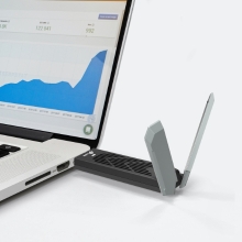 Adaptador USB WiFi 7 TP-Link Archer TBE400UH tribanda 2880 Mbps MU-MIMO base USB 3.0