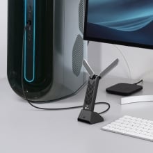 Adaptador USB WiFi 7 TP-Link Archer TBE400UH tribanda 2880 Mbps MU-MIMO base USB 3.0