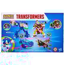 Figura hasbro transformers sonic the hedgehog wingtail & blue booster
