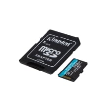 Memoria microSD Kingston 256GB Canvas Go Plus Gen4 200 MB/s, A2 U3 V30 con adaptador