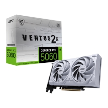 Tarjeta gráfica MSI RTX 5060 Ventus 2X OC 8GB GDDR7 white