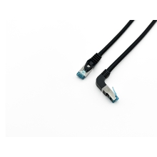 Cable de red Equip S/FTP Cat6A 0.5m LS0H acodado negro