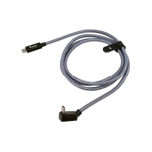 Cable Equip USB tipo C Acodado 3.2 macho/macho transferencia 20G 240w 4K 1m