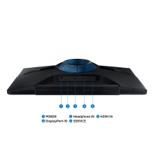 Monitor Samsung LS24DG302EUXEN Odyssey G3 G30D 24" VA 180Hz 1ms DP HDMI negro