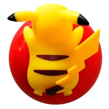 Lampara led despertador reloj teknofun madcow entertainment pokemon pikachu durmiendo en pokeball
