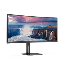 Monitor AOC 34" CU34V5C/BK 34" VA WQHD 1500R 100Hz 4MS curvo DP HDMI negro