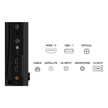 TV TCL 32" 32S5K FHD QLED Android TV Dolby Audio