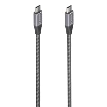 Cable USB 3.2 Tipo C Aisens macho/macho 100W 20Gbps 3m Gris