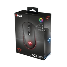 Ratón Trust Gaming RGB GXT 930 JACX RGB 6400DPI 8 Botones programales (2 PARA PULGAR)