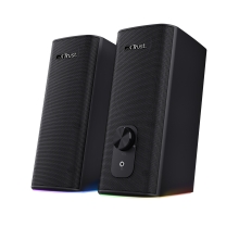 Altavoces 2.0 Bluetooth Trust Cetic 24970 18w Color Negro Bt Y Jack 3.5mm Control De Volumen Alimentado por USB