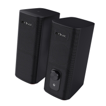 Altavoces 2.0 Bluetooth Trust Cetic 24970 18w Color Negro Bt Y Jack 3.5mm Control De Volumen Alimentado por USB