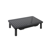 Soporte elevador regulable para monitor TooQ TQMR081 con cajón negro
