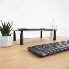 Soporte elevador regulable para monitor TooQ TQMR086 negro