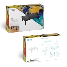 Soporte elevador regulable para monitor TooQ TQMR086 negro