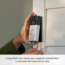 Videoportero Exterior Ring Doorbell Battery 1440p Wifi Compatible Ios, Android
