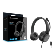 Auriculares Conceptronic POLONA05BC USB tipo C negro