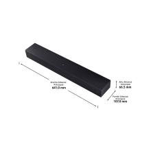 Barra de sonido Samsung HWB400F 2.0 40?W HDMI BT 4.2