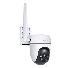 Cámara IP exterior TP-Link Tapo TC40GW FHD IP66 4G LTE alarma luz y sonido, alimentación CC y PoE