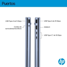HP Omnibook 5 Flip X360 14-fp0023ns Core 7-150u 14" táctil 16GB 1TB W11 celeste