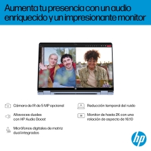 HP Omnibook 5 Flip X360 14-fp0023ns Core 7-150u 14" táctil 16GB 1TB W11 celeste