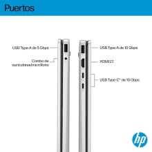 HP Omnibook 5 Flip X360 14-fp0015ns i5-1334u 14" táctil 16GB 1TB W11 plata glaciar