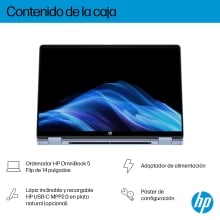 HP Omnibook 5 Flip X360 14-fp0015ns i5-1334u 14" táctil 16GB 512GB W11 celeste