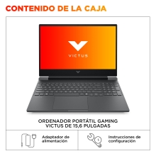 HP Victus Gaming 15-fa2709ns i5-13420h 15.6" 16GB 512GB RTX 4050 6GB FreeDos mica plata