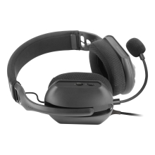 Auriculares Mars Gaming Mhpro Argb Jack 3.5mm Alimentacion Usb Control Volumen negro