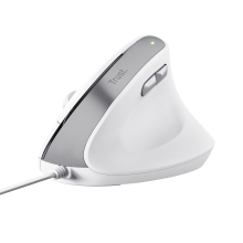 Ratón Trust Ergo Bayo II 25144 DPI ajustable 800-2400 ppp 6 botones cable 150cm blanco