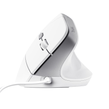 Ratón Trust Ergo Bayo II 25144 DPI ajustable 800-2400 ppp 6 botones cable 150cm blanco