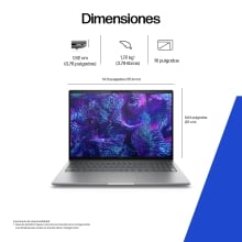 Portatil hp zbook 8 g1i ai 16 pulgadas ultra 7 - 255h -  32gb -  ssd 1tb -  w11p