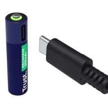 Pilas AAA recargables Trust USB-C 500 mAh pack 2 unidades 25585