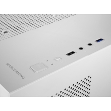 Caja mATX Mars Gaming MC3TLite blanco 3 paneles de cristal