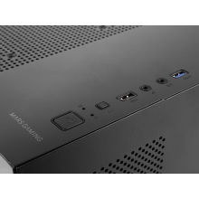 Caja mATX Mars Gaming MC3TLite negro 3 paneles de cristal templado