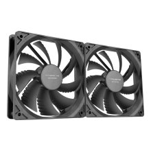 Ventilador interno Tacens Anima AF12X2 12x12 bajo ruido 14 dB, Fluxus Bearing Air-Guide pack 2