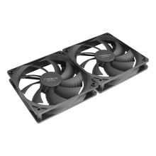 Ventilador interno Tacens Anima AF12X2 12x12 bajo ruido 14 dB, Fluxus Bearing Air-Guide pack 2