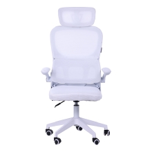 Silla ergonómica Mars Gaming MGCERGOPROWH malla transpirable soporte lumbar blanco