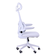 Silla ergonómica Mars Gaming MGCERGOPROWH malla transpirable soporte lumbar blanco