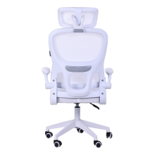 Silla ergonómica Mars Gaming MGCERGOPROWH malla transpirable soporte lumbar blanco