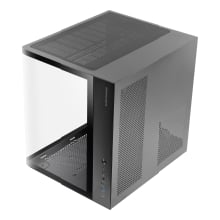 Caja ATX Mars Gaming MCCURV negro cristal templado continuo