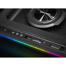 Base refrigeradora para portátiles 18" Mars Gaming Mnbcultra con soporte de móvil Rgb Hub Usb