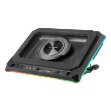 Base refrigeradora para portátiles 18" Mars Gaming Mnbcultra con soporte de móvil Rgb Hub Usb