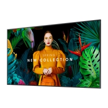 Pantalla plana para señalización Samsung LH55QBCEBGCXEN 55" Wifi 350 cd / m² 4K Ultra HD Negro Tizen 16/7