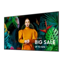 Pantalla plana para señalización Samsung LH55QBCEBGCXEN 55" Wifi 350 cd / m² 4K Ultra HD Negro Tizen 16/7