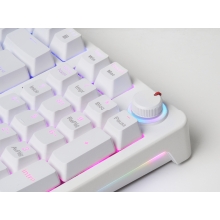 Teclado Mars Gaming mkprowyes Silent switch rgb blanco