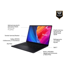 ASUS ProArt H7606WP-SC104W AI R9 HX370 16" Oled 32GB 1TB RTX 5070 8GB W11