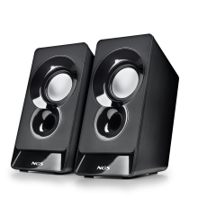 ALTAVOCES 2.0 NGS SB210 ALIMENTACION USB JACK 3.5mm 12W CONTROL DE VOLUMEN NEGRO