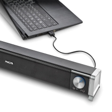BARRA DE SONIDO BLUETOOTH NGS SB500-BT 20W ALIMENTADO POR USB JACK 3.5 CONTROL DE VOLUMEN NEGRO