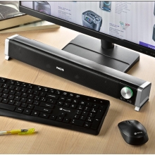 BARRA DE SONIDO BLUETOOTH NGS SB500-BT 20W ALIMENTADO POR USB JACK 3.5 CONTROL DE VOLUMEN NEGRO
